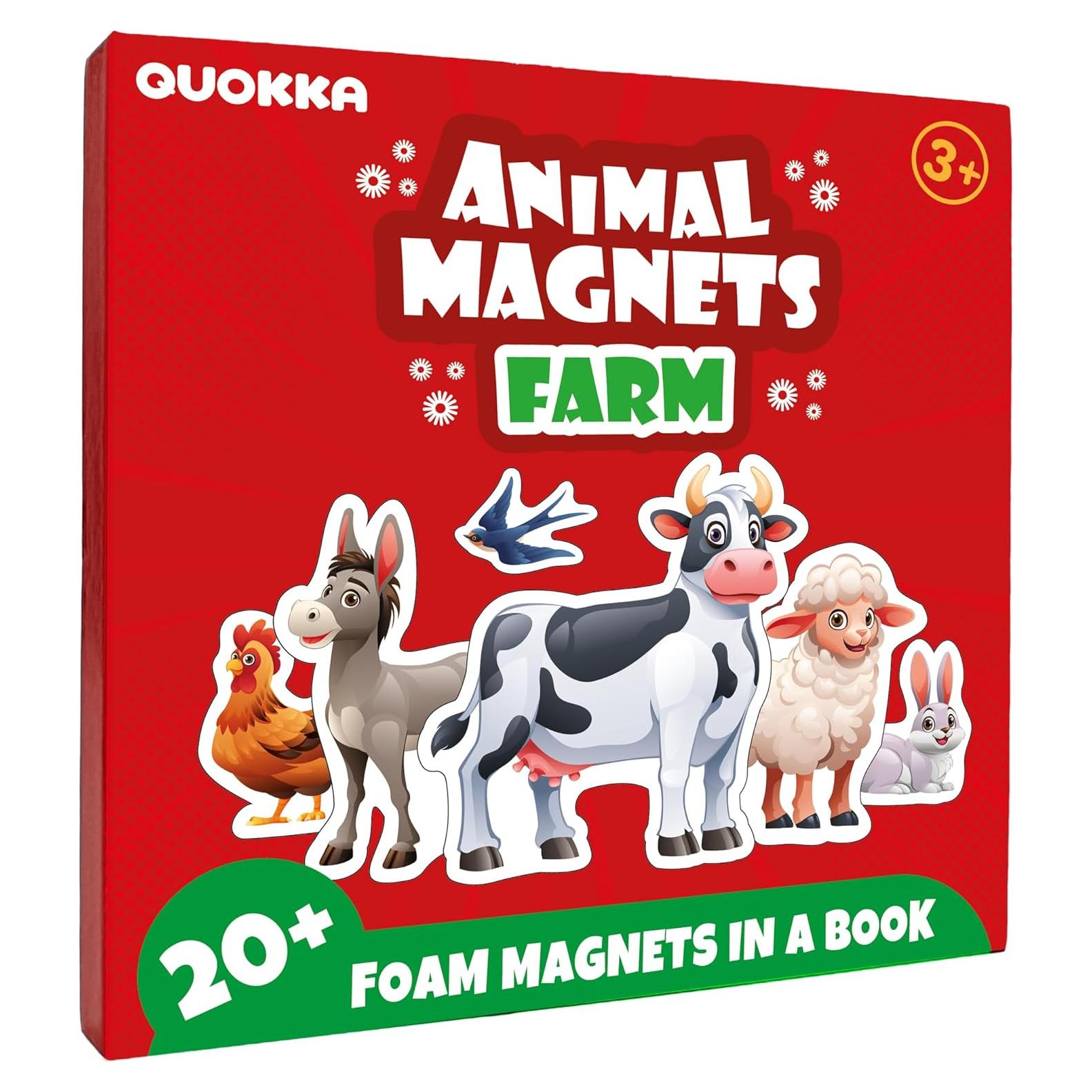 Puzzle Magnético de Viaje QUOKKA Granja - 20 Piezas para Niños