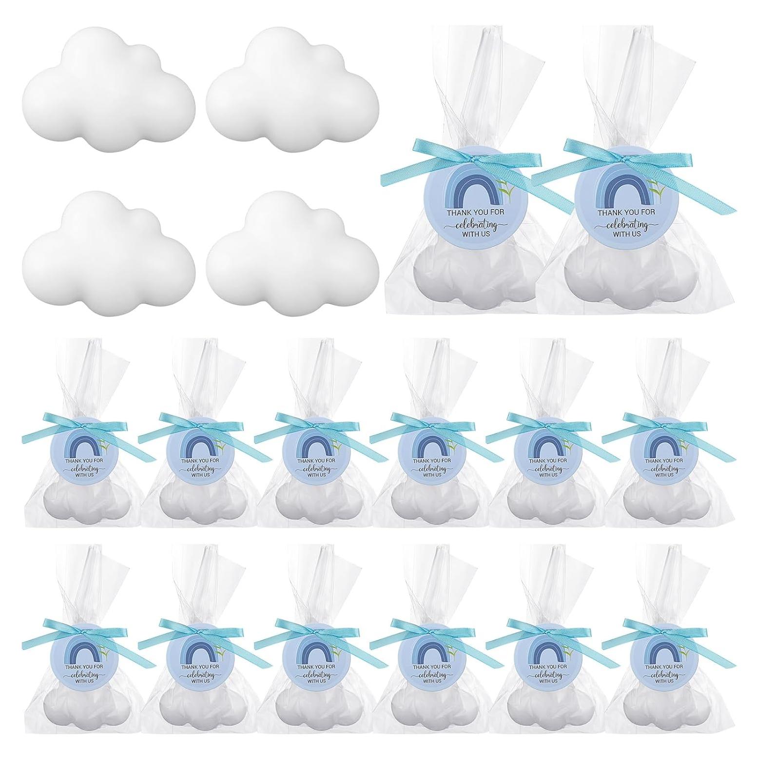 20 Jabones Decorativos en Forma de Nube Demissle - Baby Shower