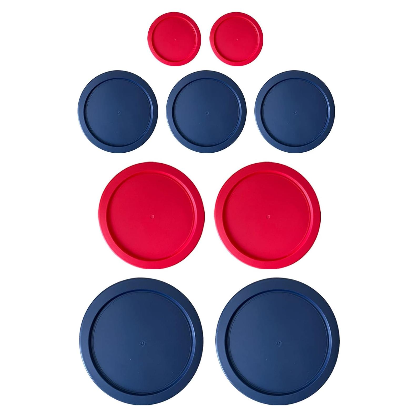 Tapa de Reemplazo MRX para Contenedores Pyrex Redondos 9 Piezas