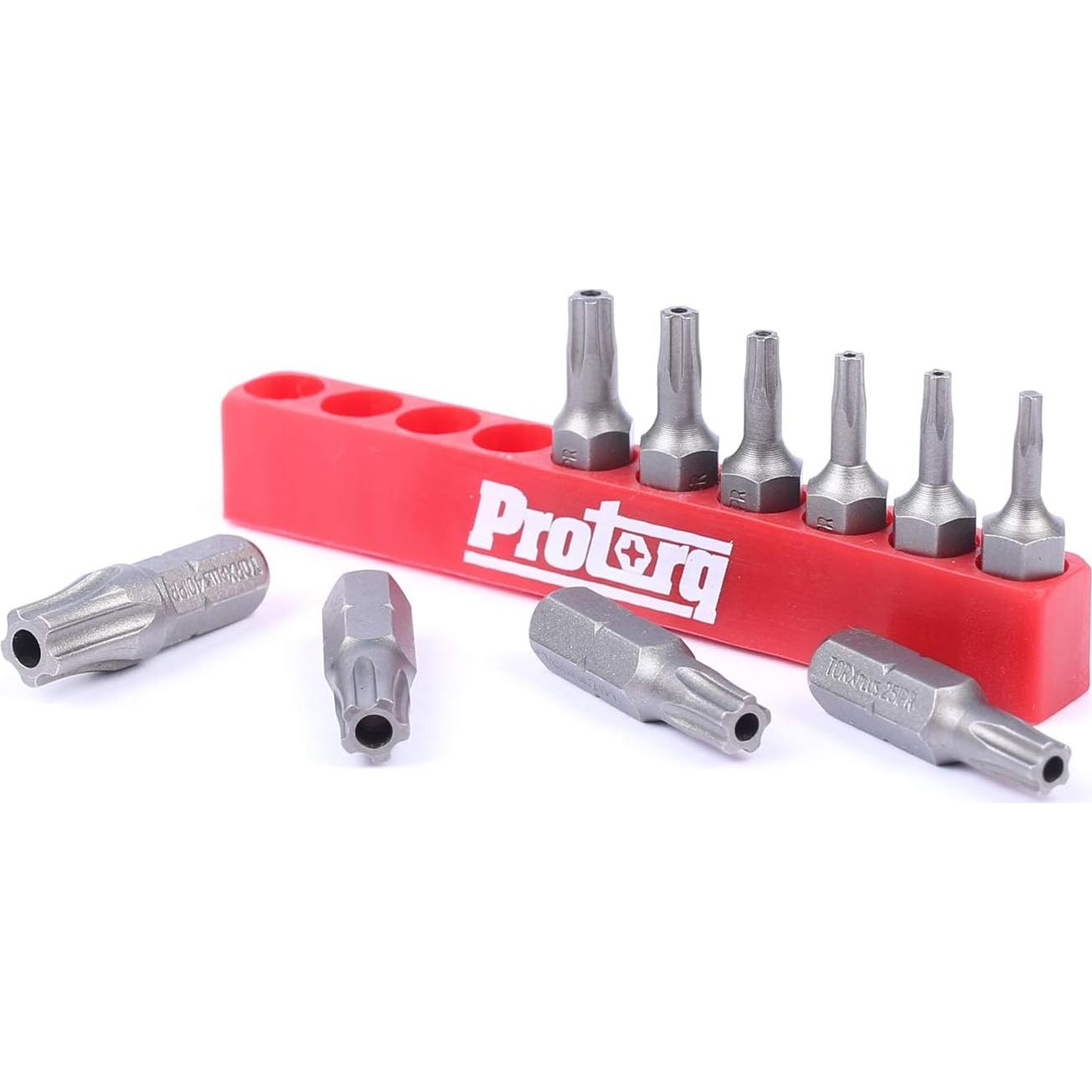 Puntas de Seguridad Torx Plus Protorq 25mm 10 Piezas Acero S2