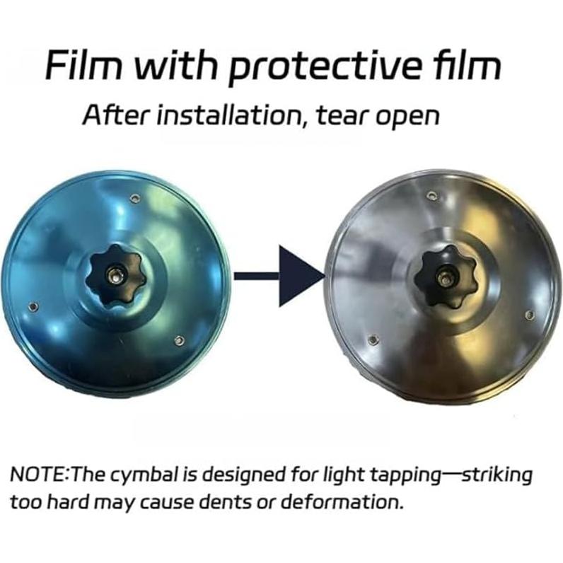 Cymbal de coche ZERIKWON - Accesorio de entretenimiento plata