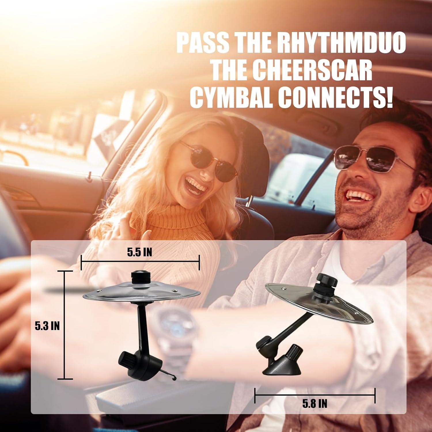 Cymbal de coche ZERIKWON - Accesorio de entretenimiento plata