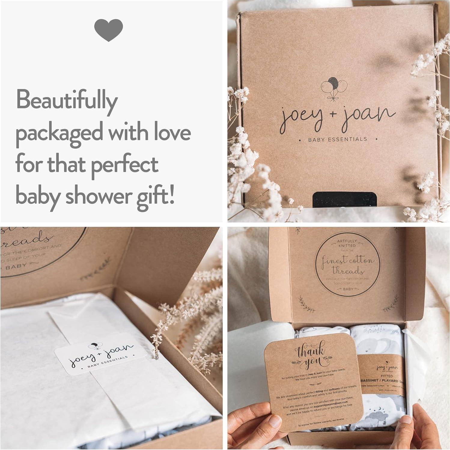 Sábanas Ajustadas para Cuna 4moms Breeze Plus - 100% Algodón