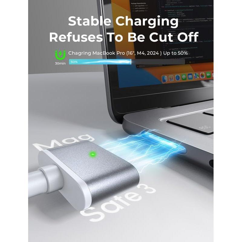 Cable Magnético USB-C 140W LISEN 2.01m para MacBook