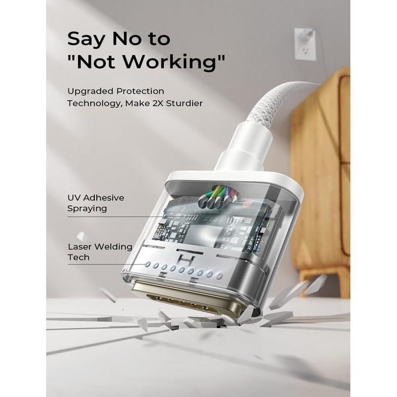 Cable Magnético USB-C 140W LISEN 2.01m para MacBook