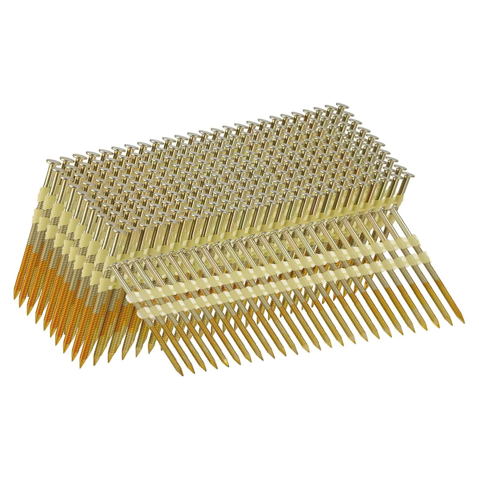 Clavos de Enmarcado Galvanizados SITLDY 2.5" 1000 Pcs