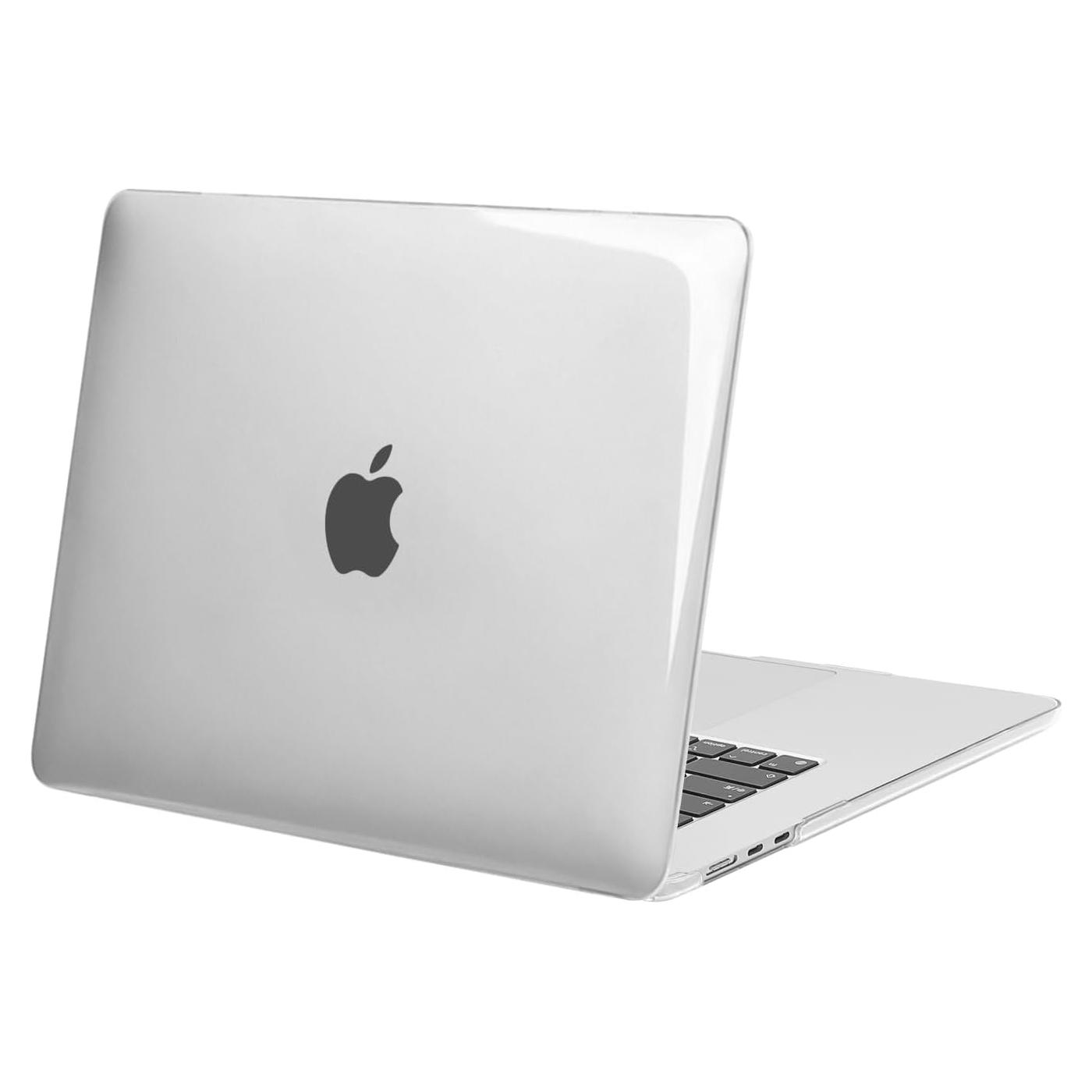 Funda Dura MOSISO para MacBook Air 15" M4 M3 M2 Transparente