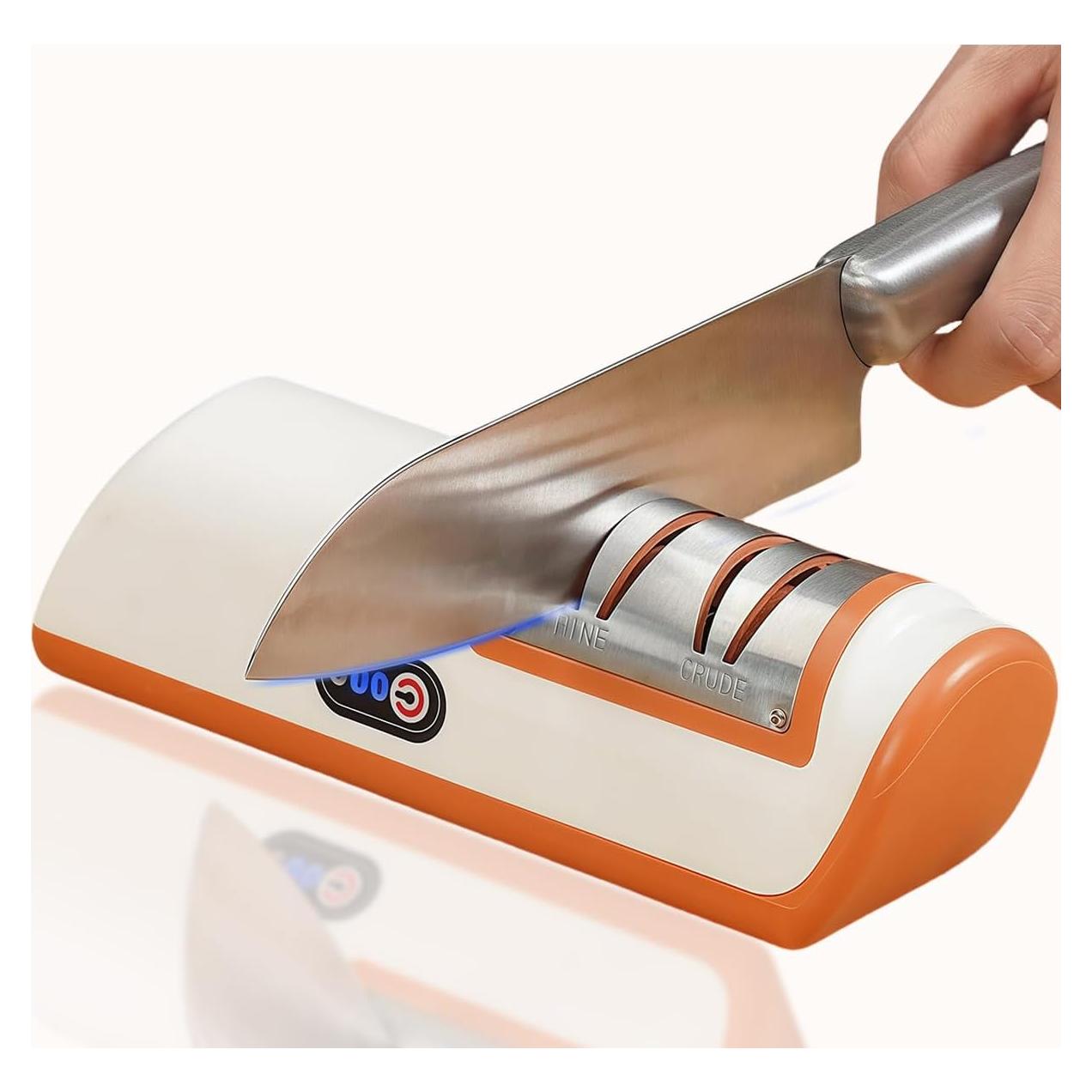 Afilador eléctrico de cuchillos Genérico 2 etapas 363g