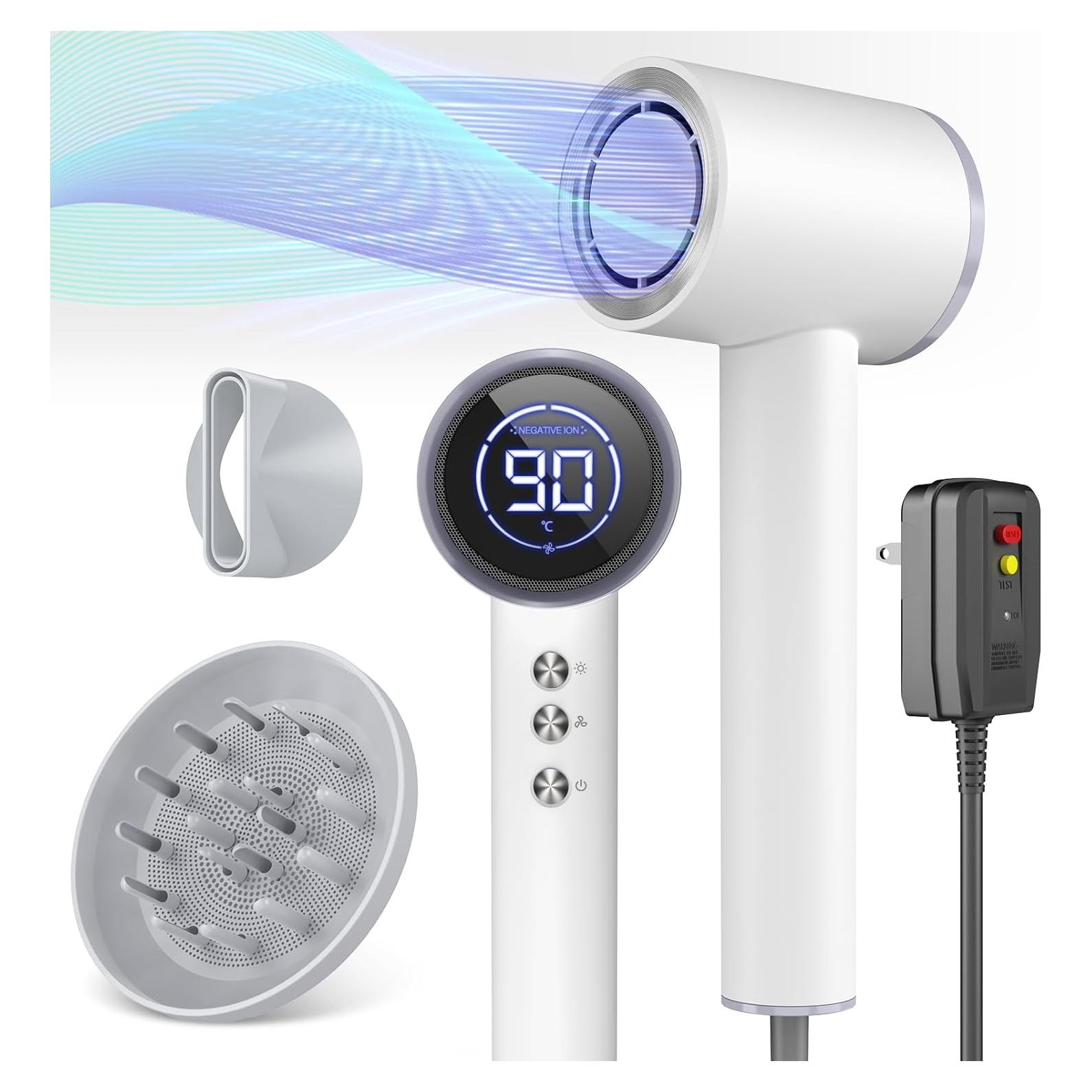 Secador de Pelo Iónico DRSPEE HC03 1600W con Difusor y LED