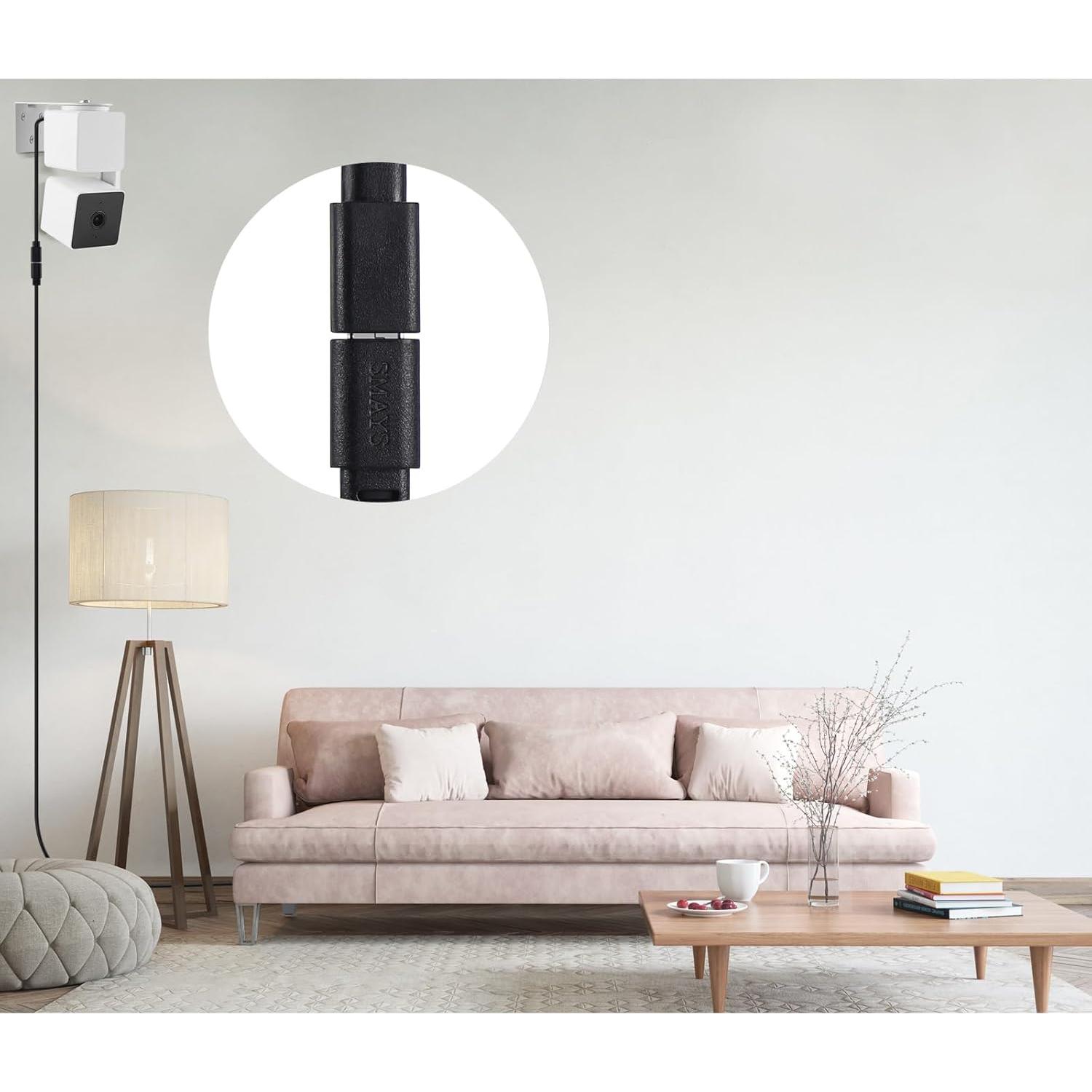 Paquete de 3 Cables Micro USB 3m SMAYS para Cámaras Seguridad