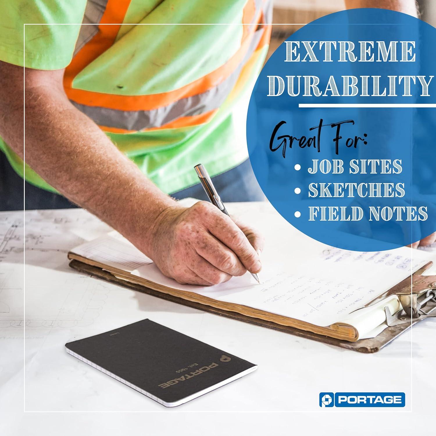 Cuaderno Portage Pequeño con Cuadrícula de Puntos - 6 Unidades