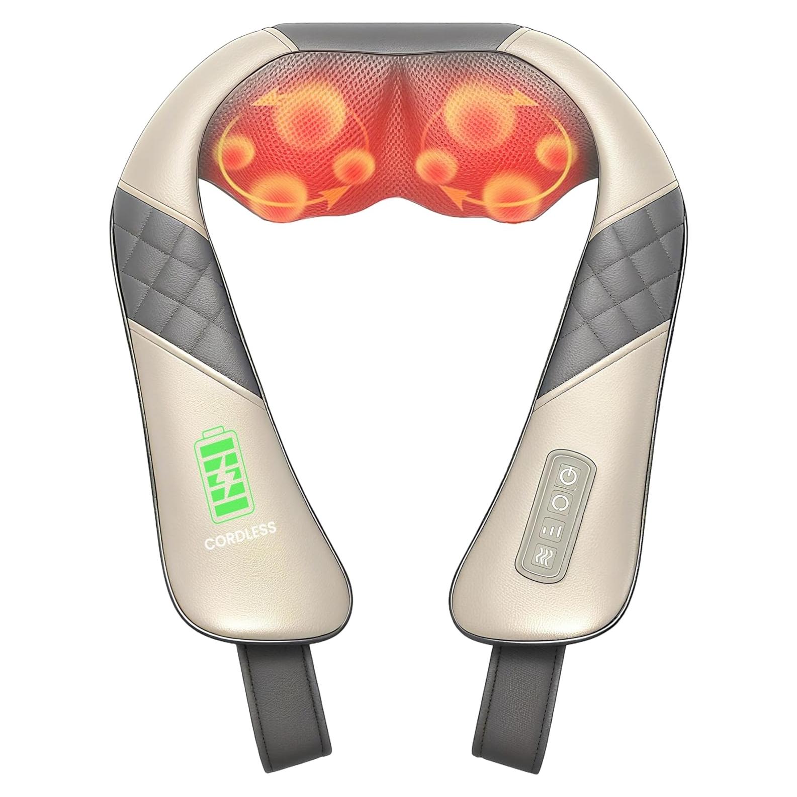 Masajeador de Cuello Inalámbrico Heycool HY-6E5 con Calor