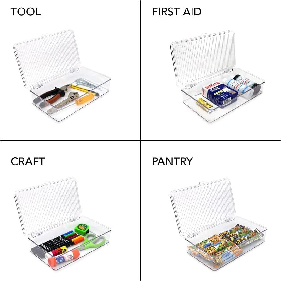 Contenedor Organizador Apilable Isaac Jacobs Pequeño 1.7L