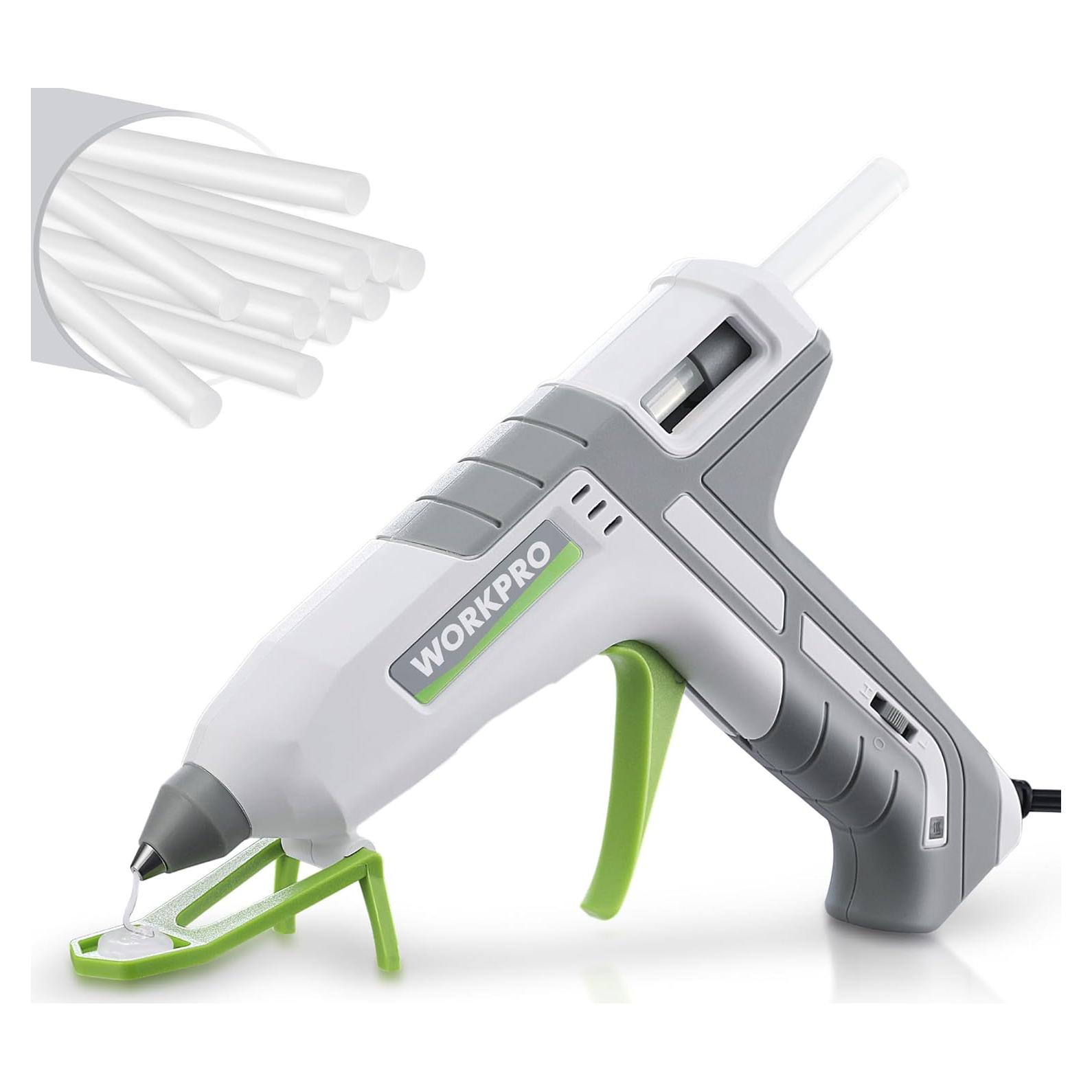 Pistola de Pegamento Caliente WORKPRO 60/100W con 10 Palitos
