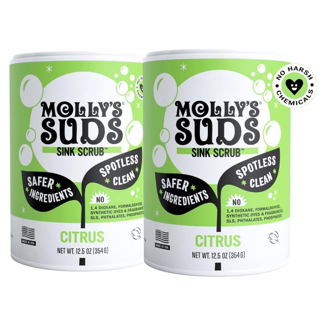 Fregado Multiusos Molly's Suds 2 Unidades Aroma Cítricos