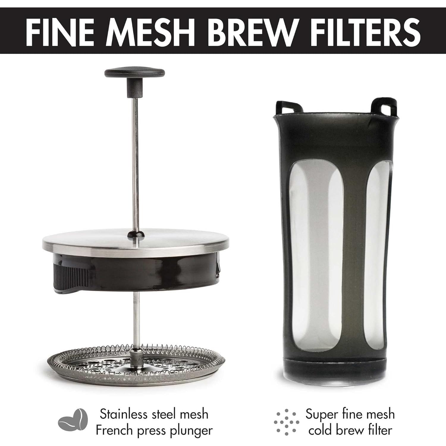 Cafetera 2-en-1 Primula para Café Frío y Prensa Francesa 1.5L