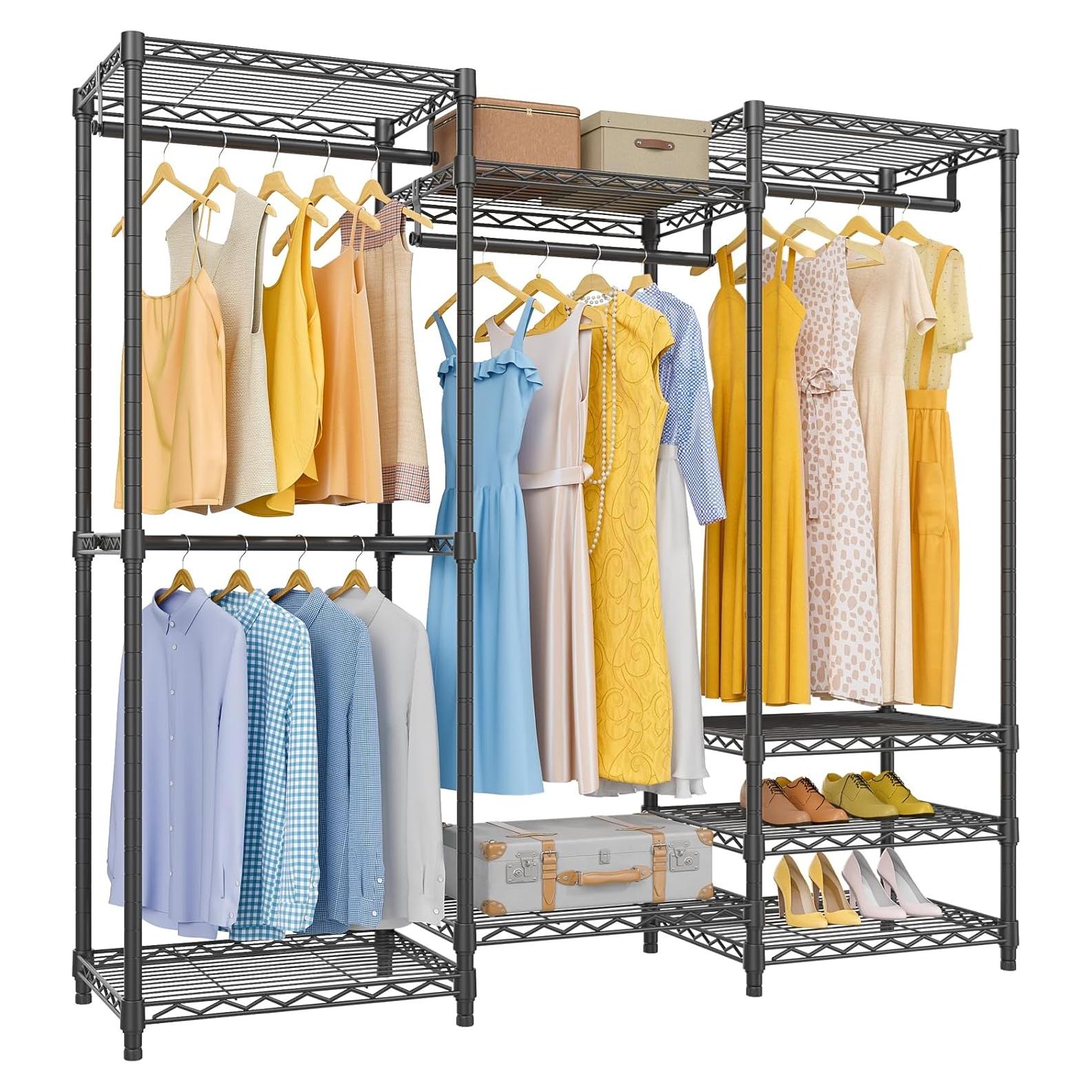 Armario Portátil VIPEK V5 Mediano Negro con 8 Estantes