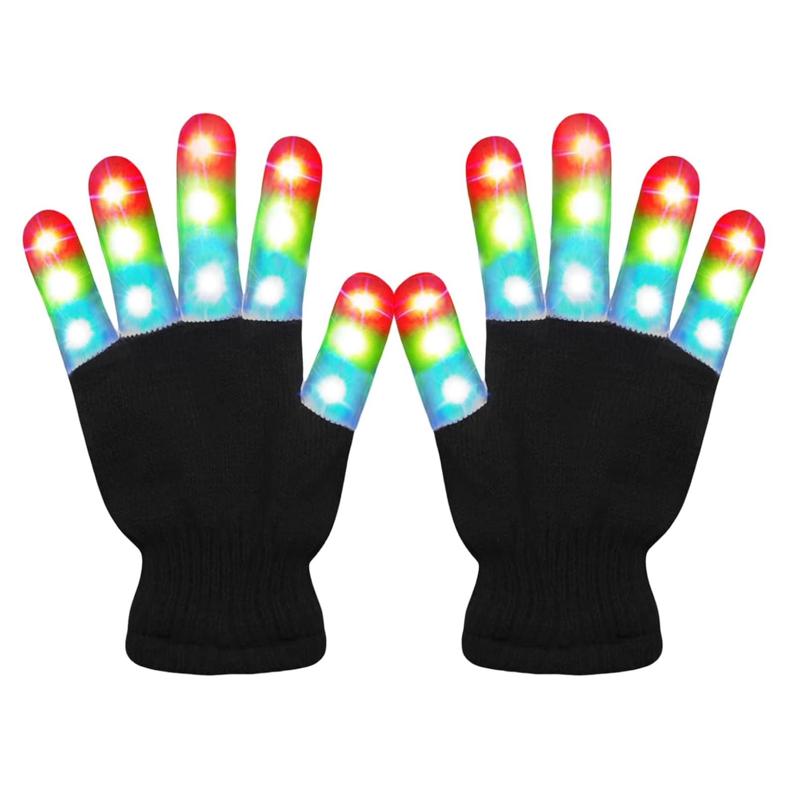 Guantes LED Brillantes para Niños y Adultos - Xinqiang