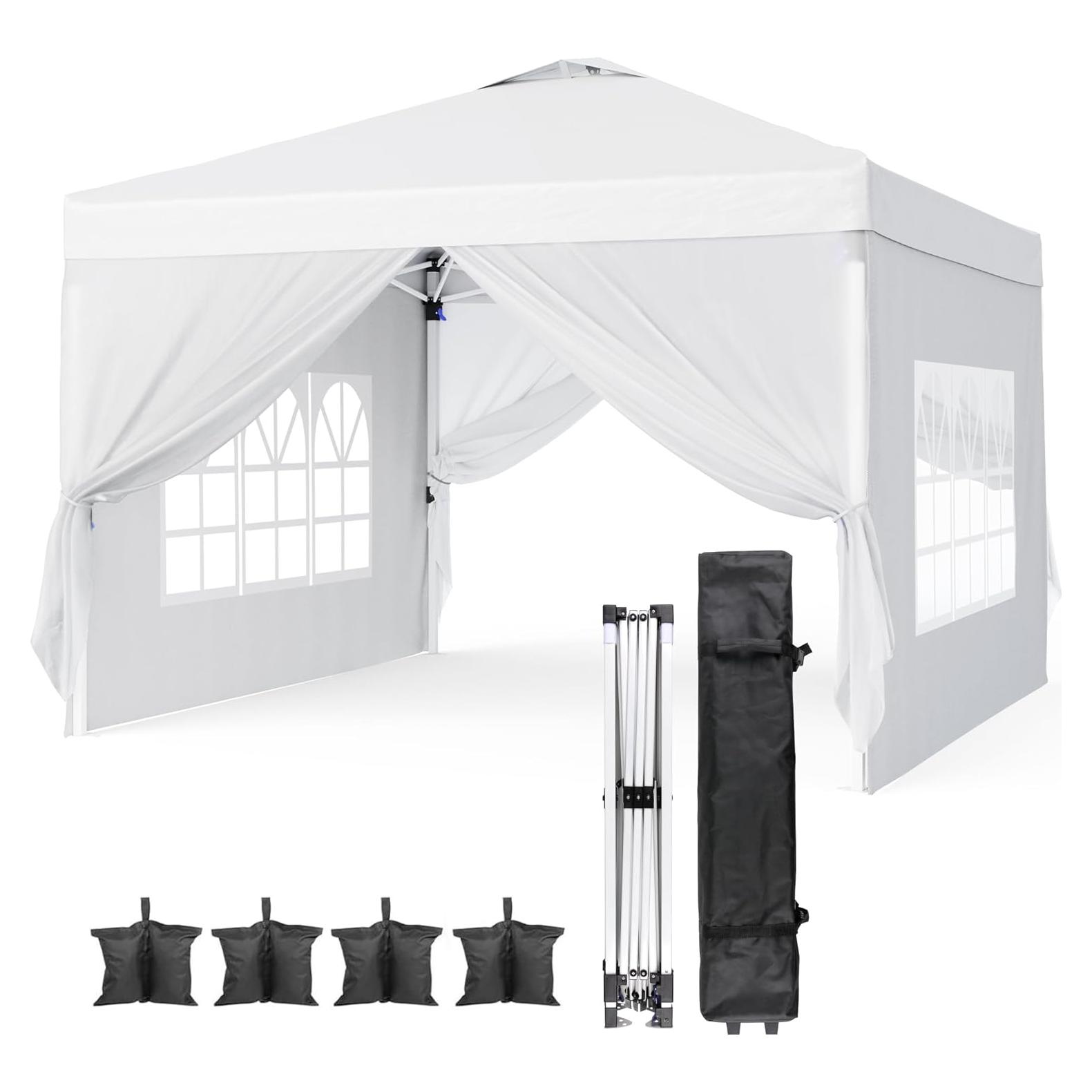 Carpa Plegable Bealife 3x3m con Paredes Removibles y Altura Ajustable