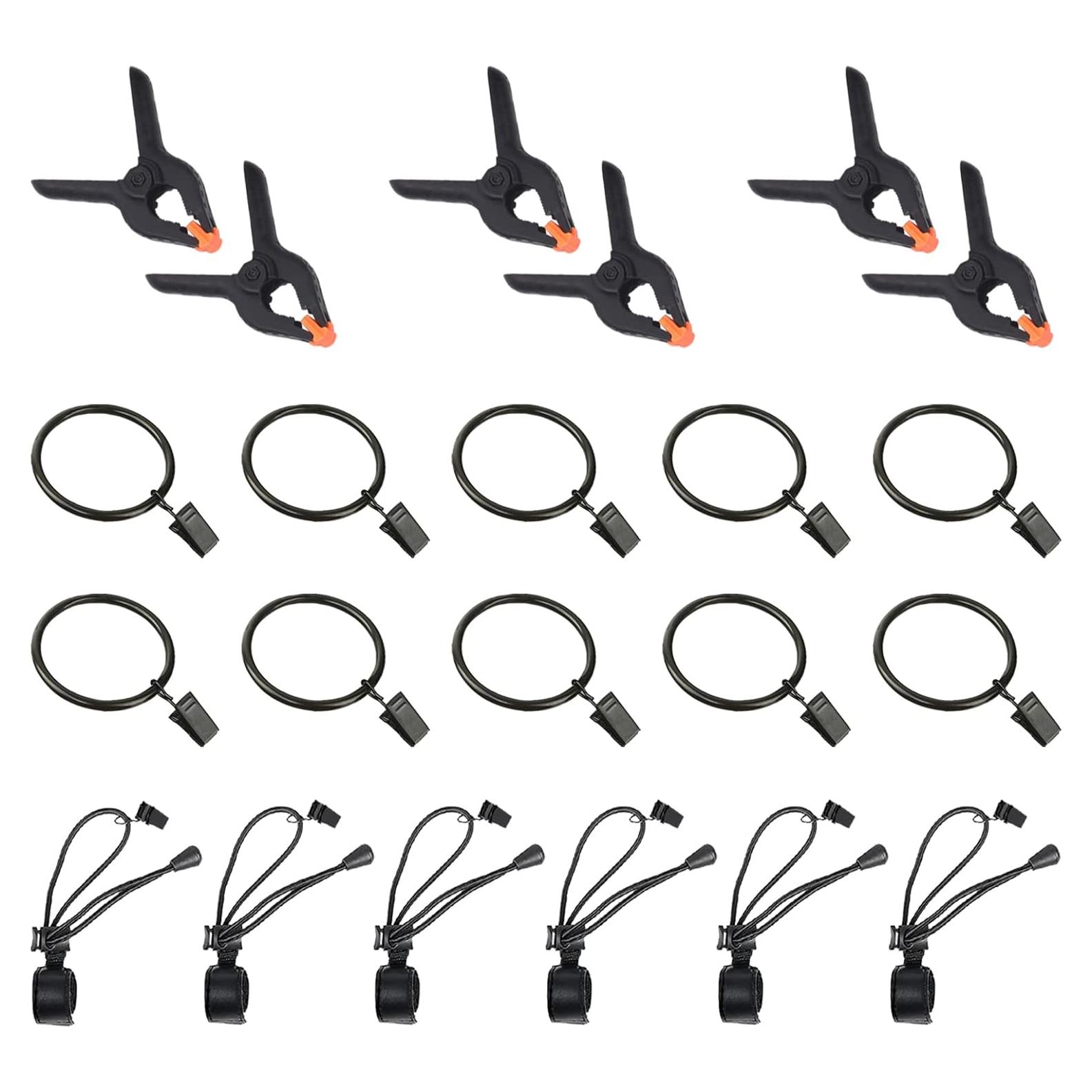 Keadic Kit de Clips de Fondo de Fotografía 22 Piezas Nylon