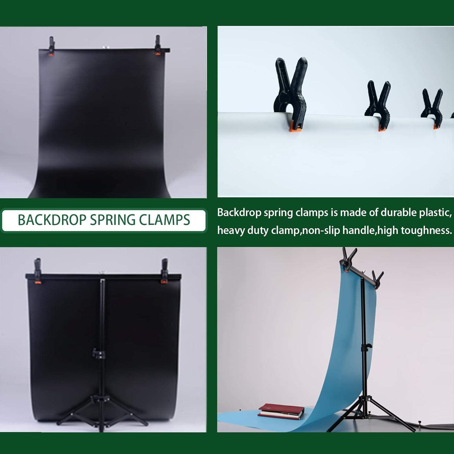 Keadic Kit de Clips de Fondo de Fotografía 22 Piezas Nylon