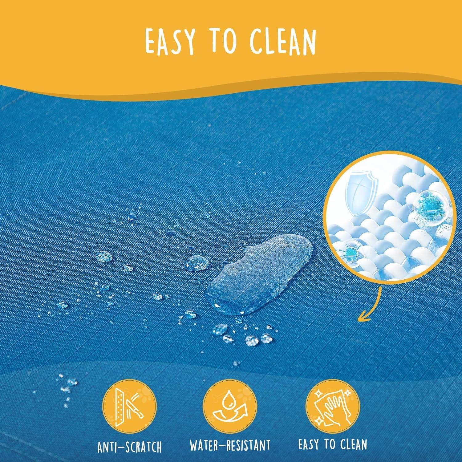 Cama Elevada Plegable Mediana para Perros Canine Canyon Azul