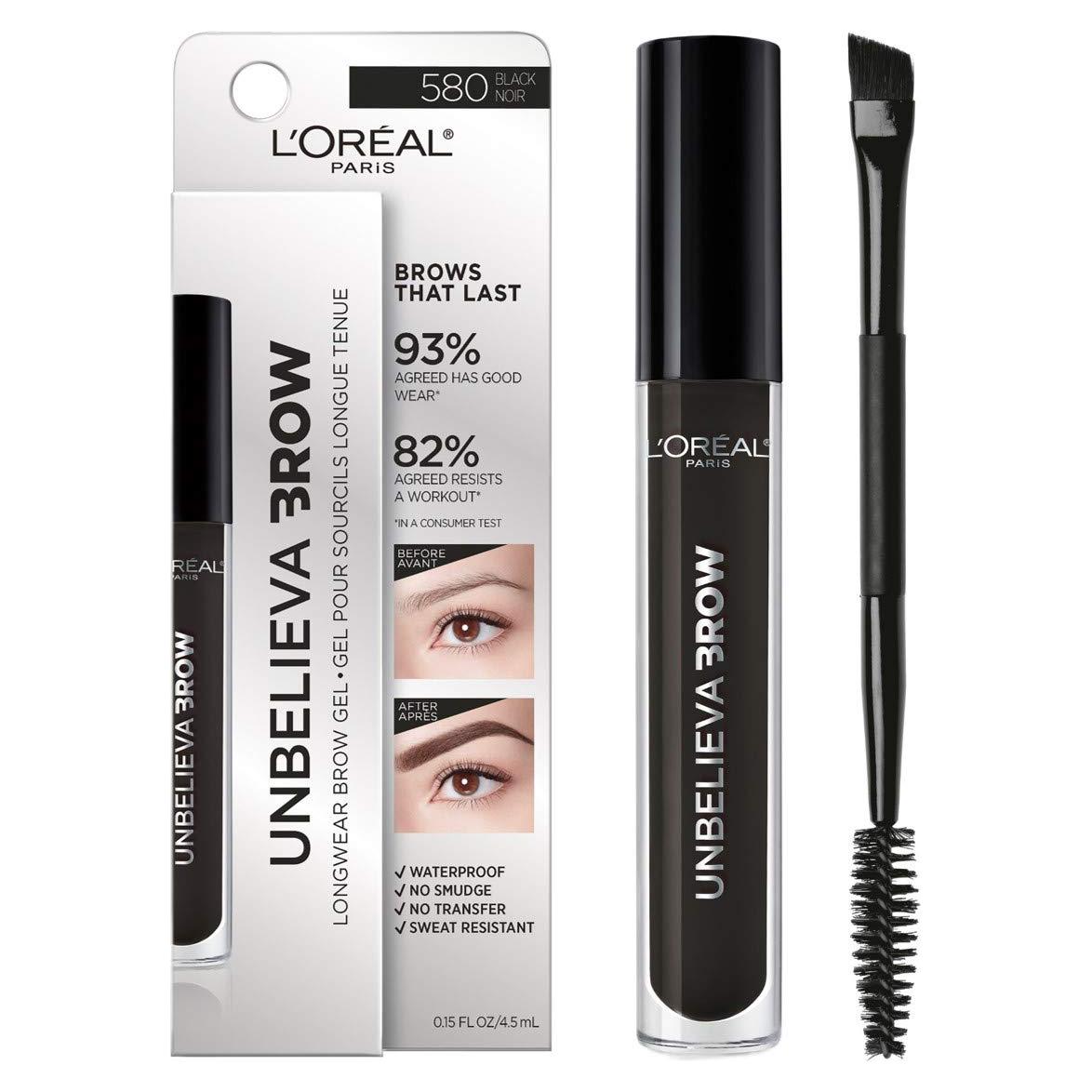 Gel de Cejas L'Oreal Paris Unbelieva-Brow Negro 4.4 ml