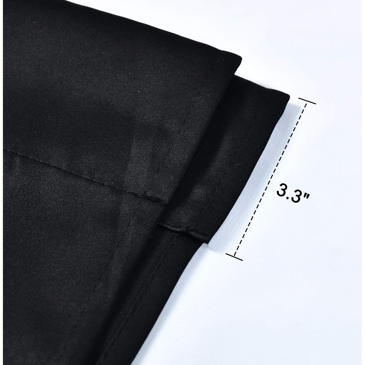 Cortina Térmica Aislante DONREN 86x114 cm Negra Ajustable