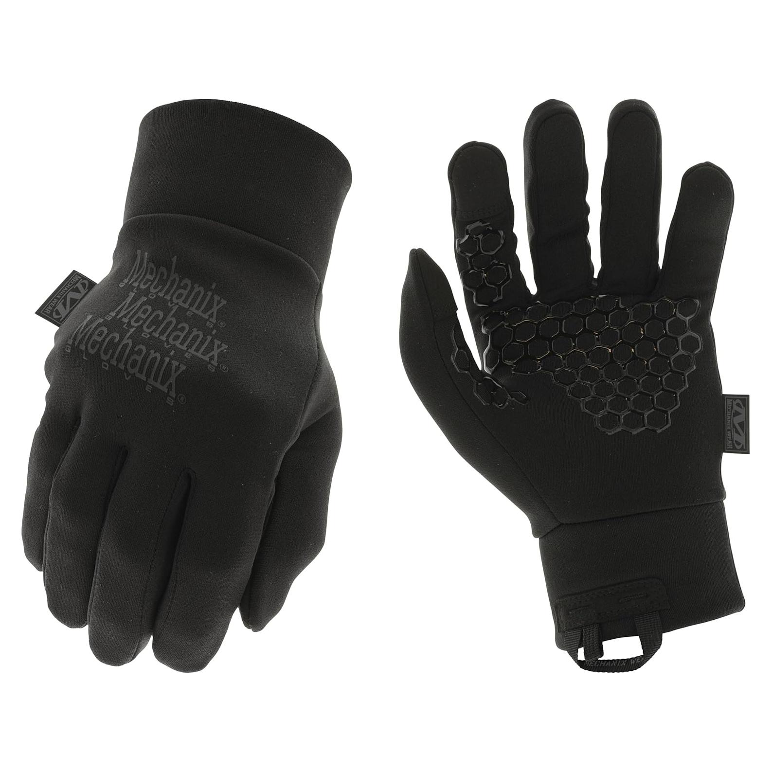 Guantes Mechanix Wear Medianos Negros Resistentes al Agua