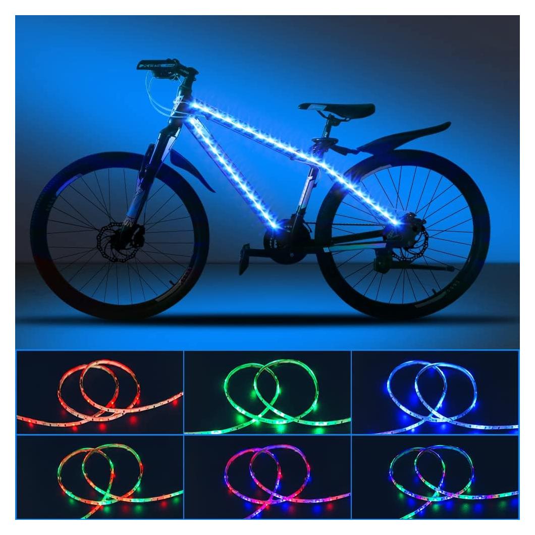 Luces LED para Bicicleta DANCRA RGB 80cm Impermeables