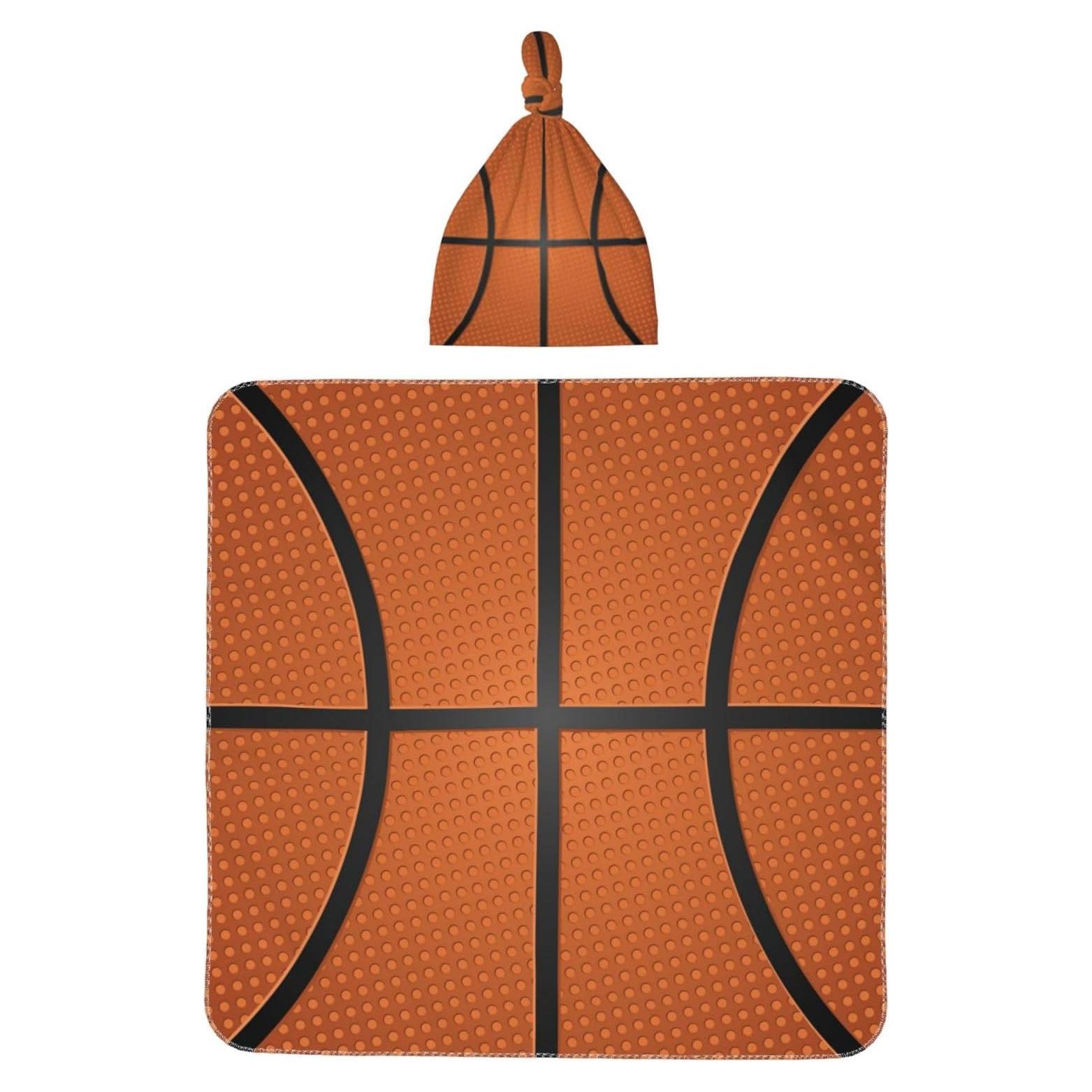 Manta de Envoltura para Bebé Fiephvsa 90x90cm Baloncesto