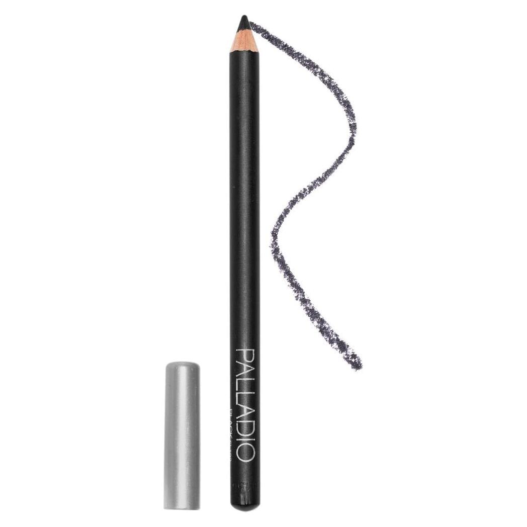 Eyeliner de Madera Palladio Negro, Aplicación Fácil, Larga Duración