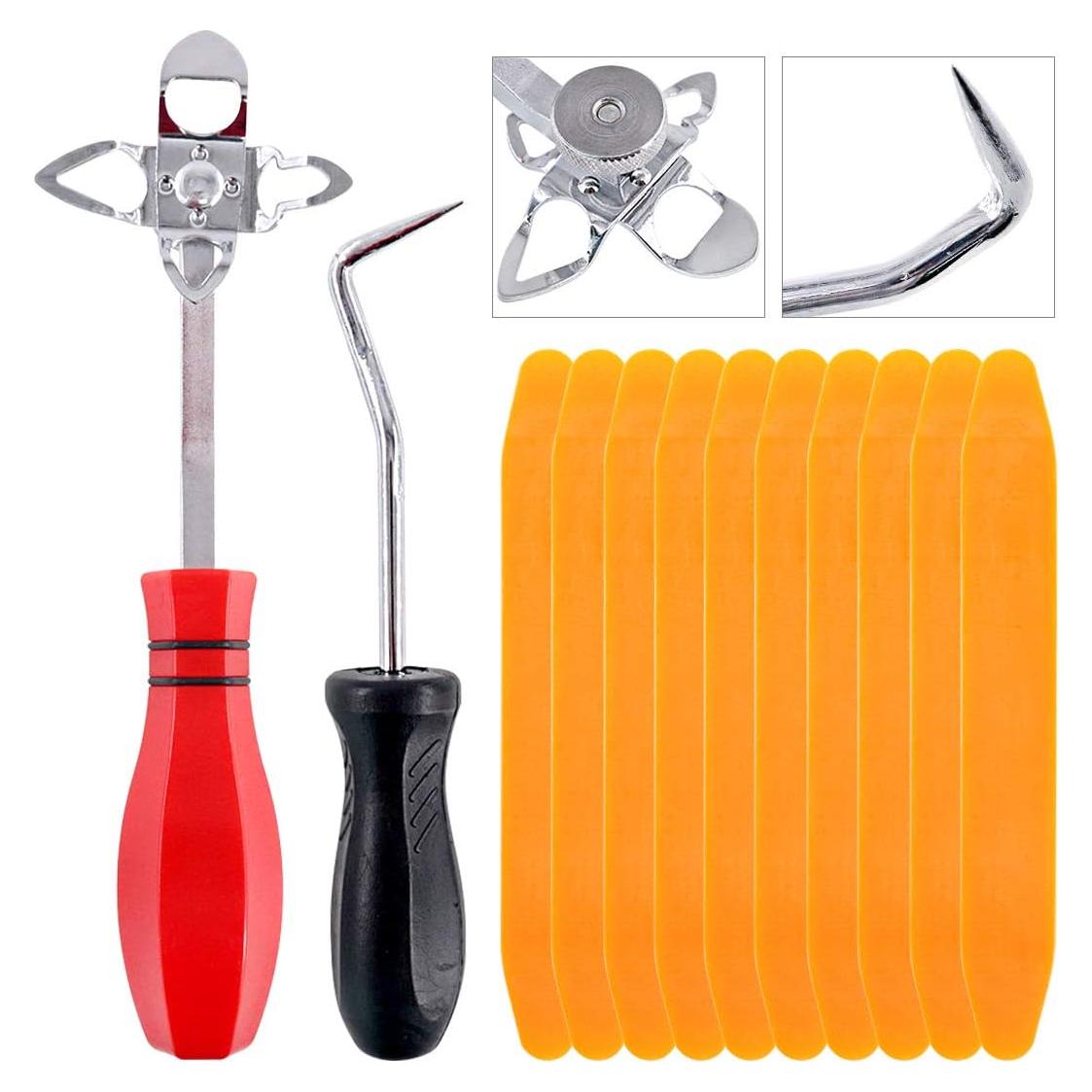 Kit de herramientas para instalación de parabrisas Rustark 12 piezas