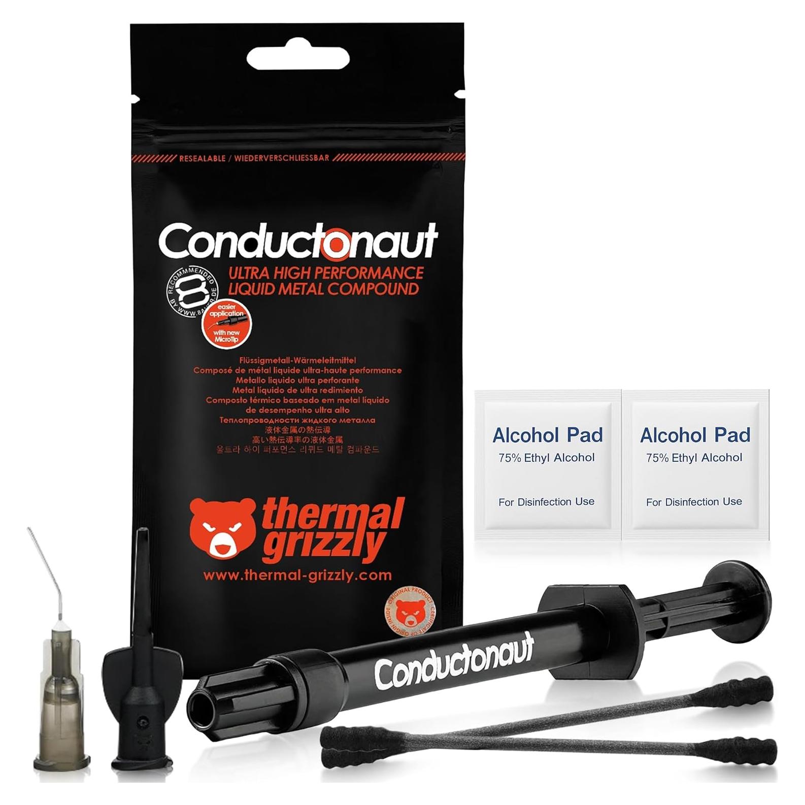 Pasta Térmica Metal Líquido Thermal Grizzly Conductonaut 1g