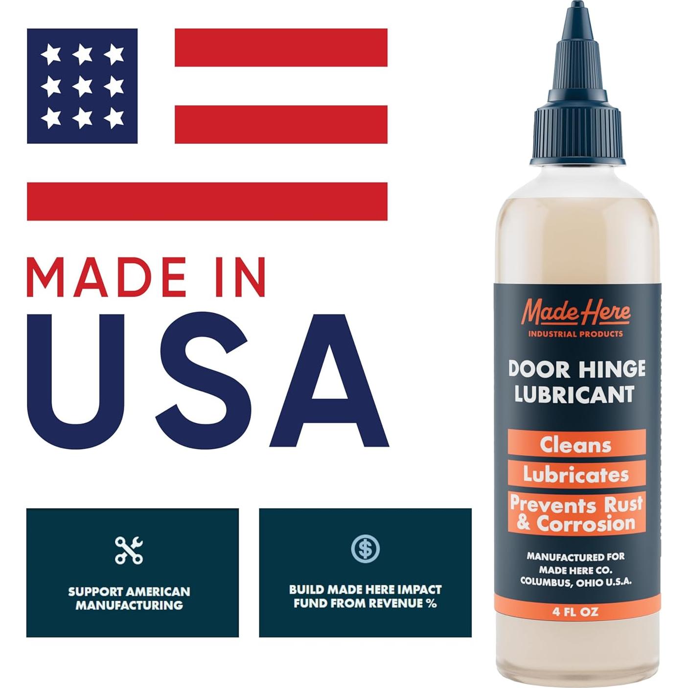 Aceite Lubricante para Bisagras Made Here Co. 113.4g - No Tóxico