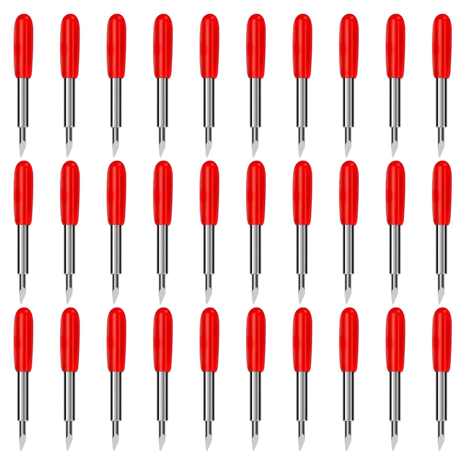 30 Cuchillas de Corte Estándar 45 Grados AUNKZL para Vinilo