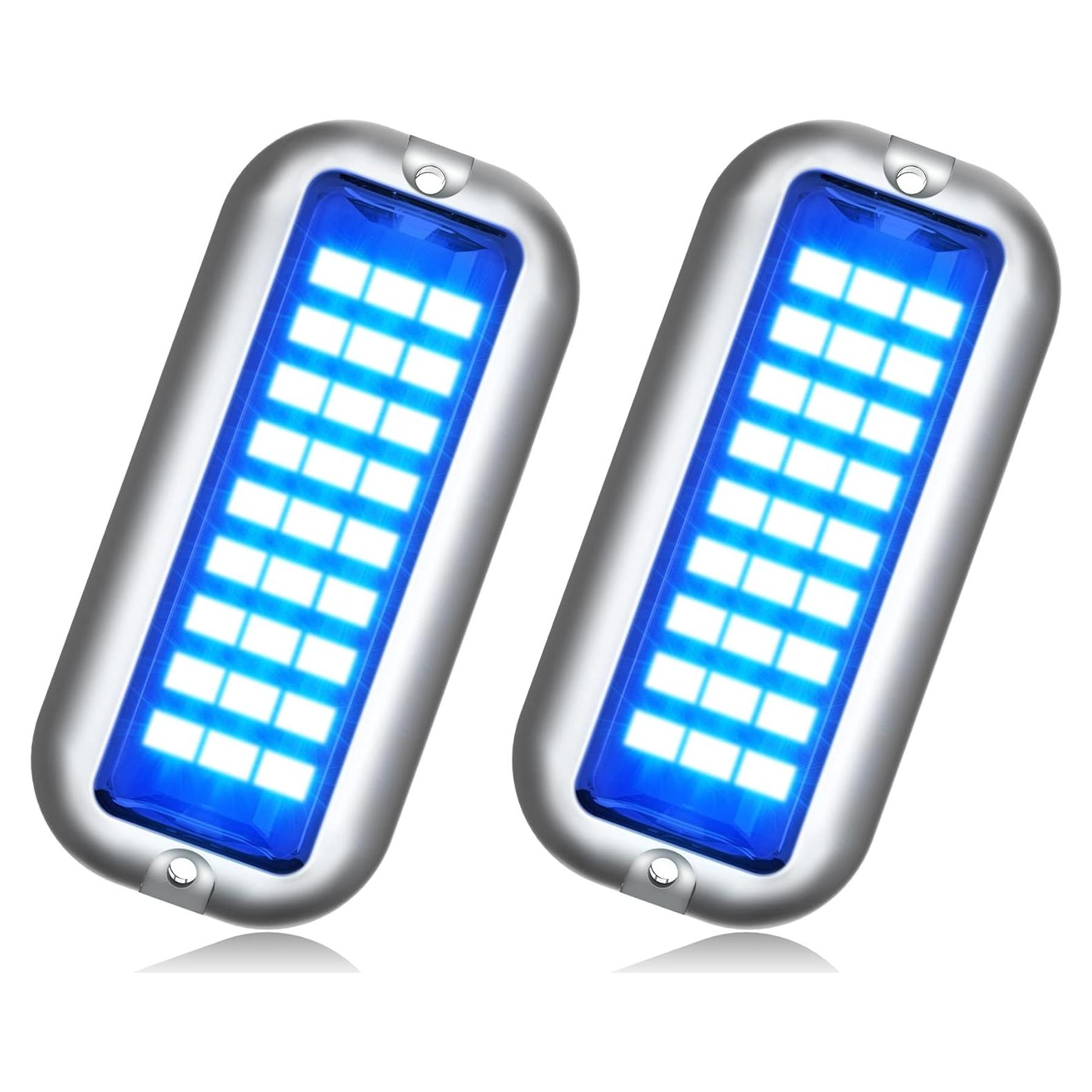 Luz LED Marina BASIKER BS1 1200LM IP68 Acero Inoxidable