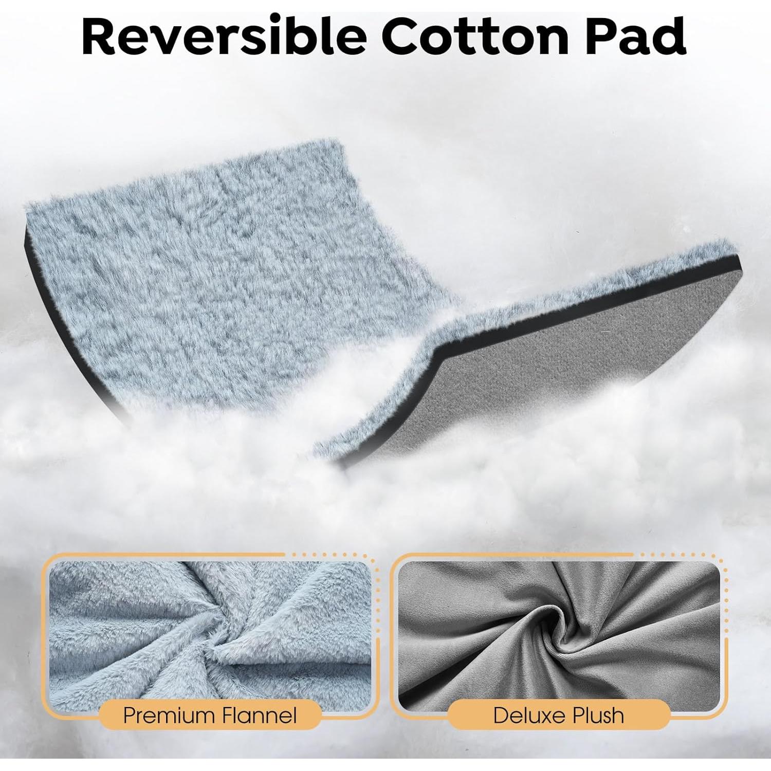 Cama Elevada para Perros Veehoo 73.7x73.7cm Plegable 2 en 1