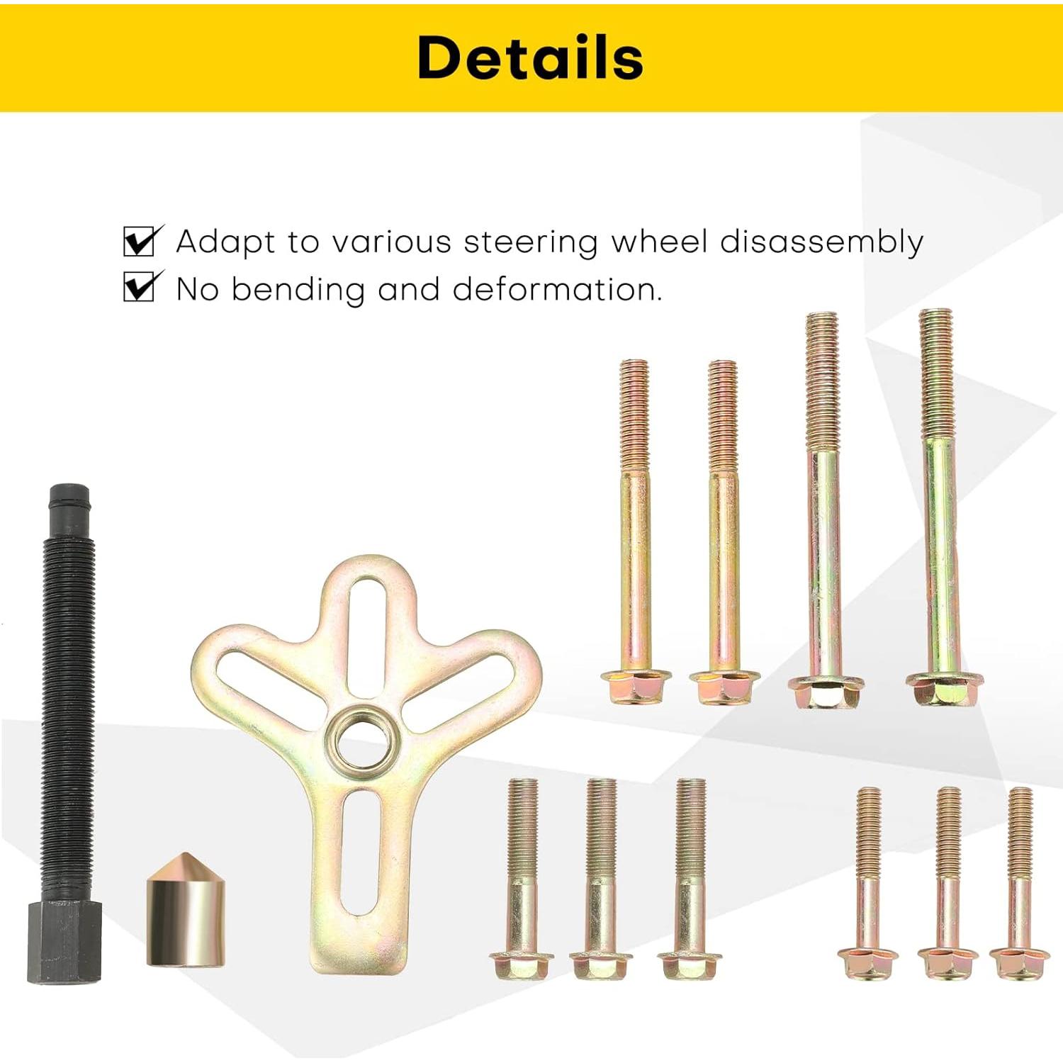 Kit Extractor de Volante Acymner 13 Piezas Duradero