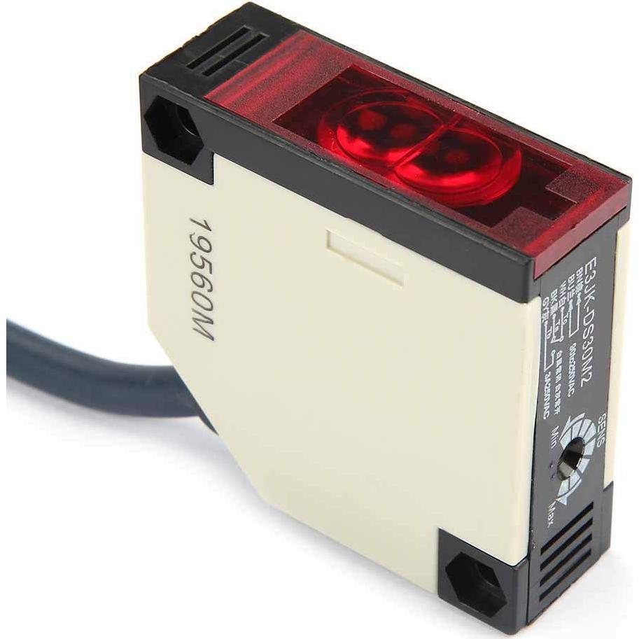 Sensor Fotoeléctrico Ejoyous E3JK-DS30M2 30cm Reflexión Difusa