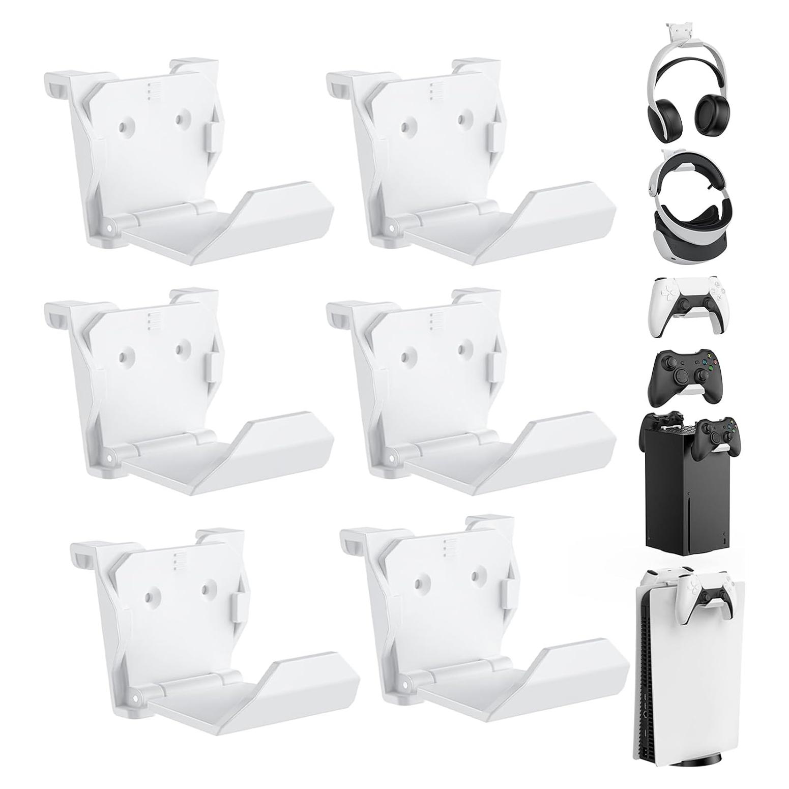 Soporte de Pared KUNSLUCK para 6 Controladores y Auriculares