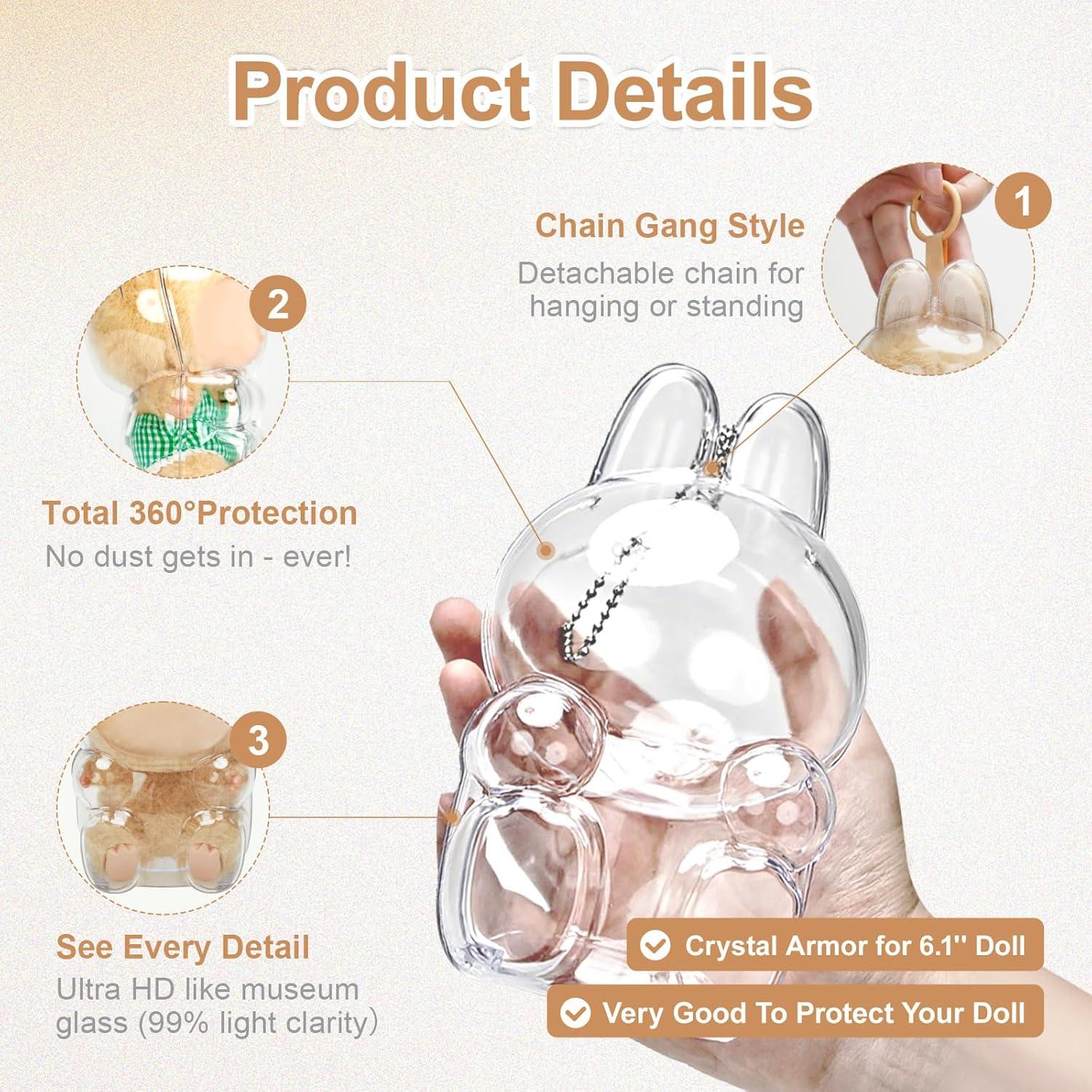 Funda Protectora para Muñeca 15cm Phantacyy con Cadena