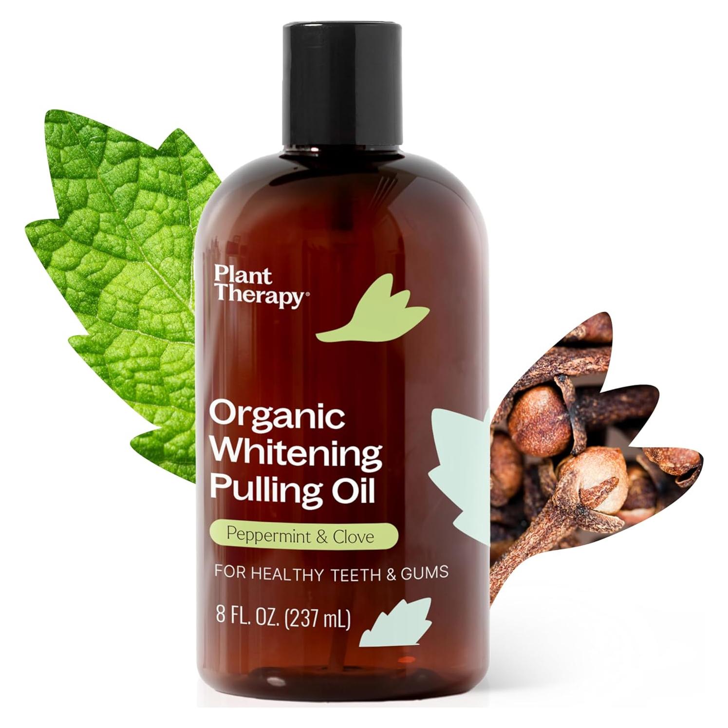 Aceite de Tirar Orgánico Blanqueador Plant Therapy 240 ml Menta Clavo