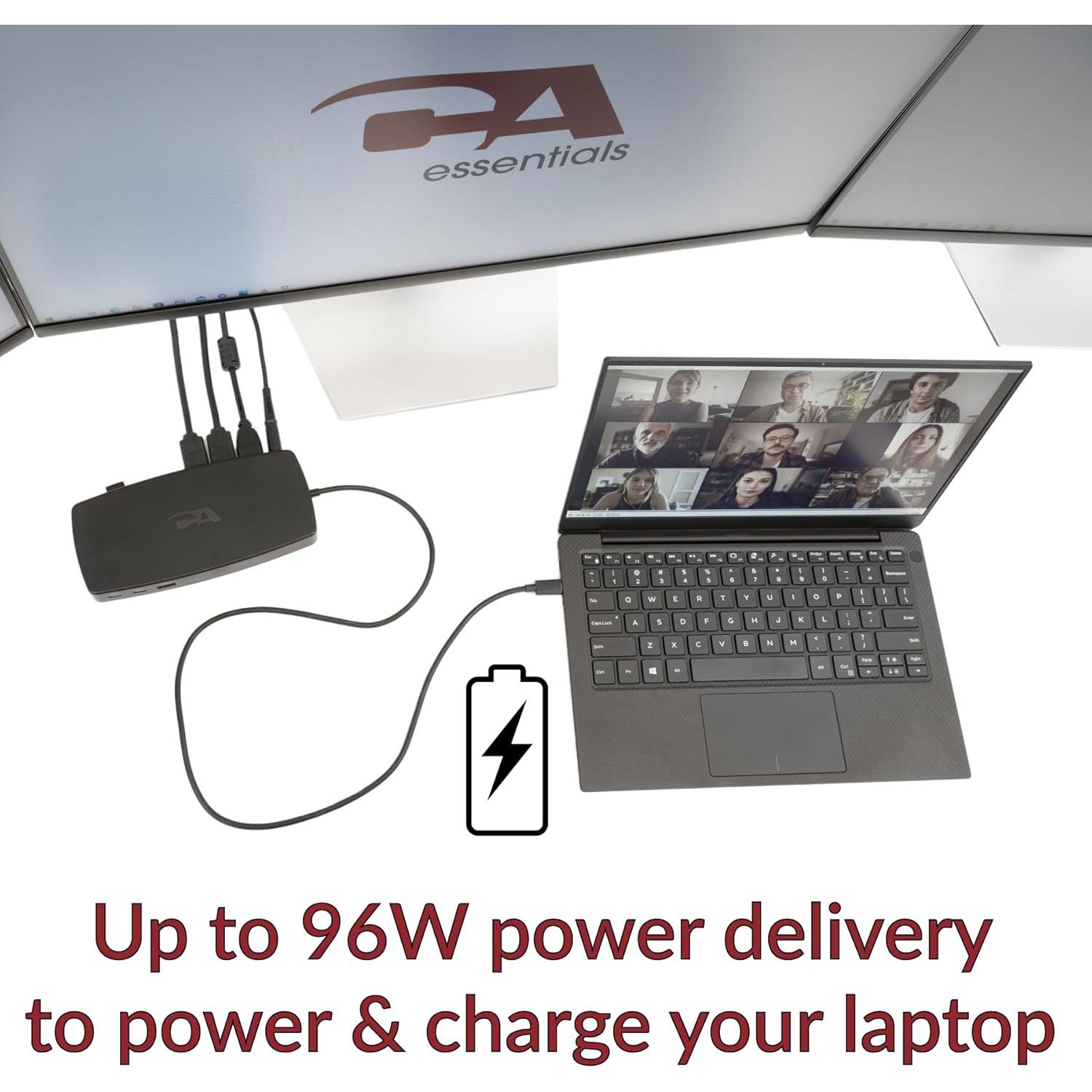 Estación de Acoplamiento USB-C Cyber Acoustics DS-6000 4K