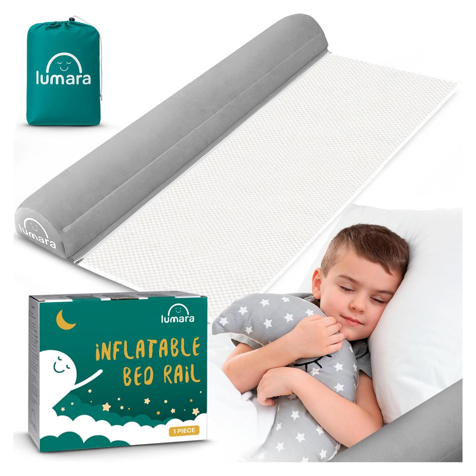 Barandilla Inflable LUMARA para Camas de Niños - Bumper 130 cm