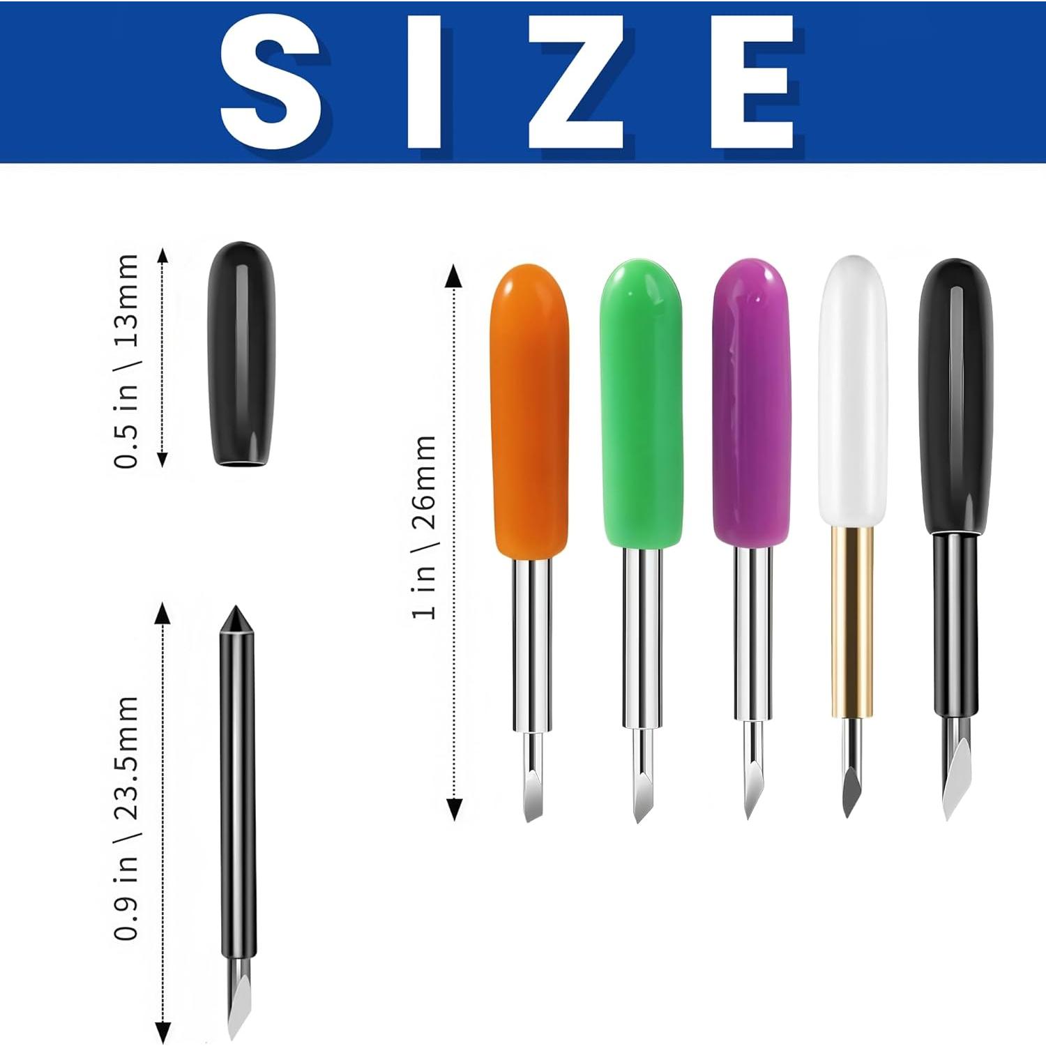 HOOFULL Kit de Cuchillas 55 Piezas para Cricut Explore/Maker