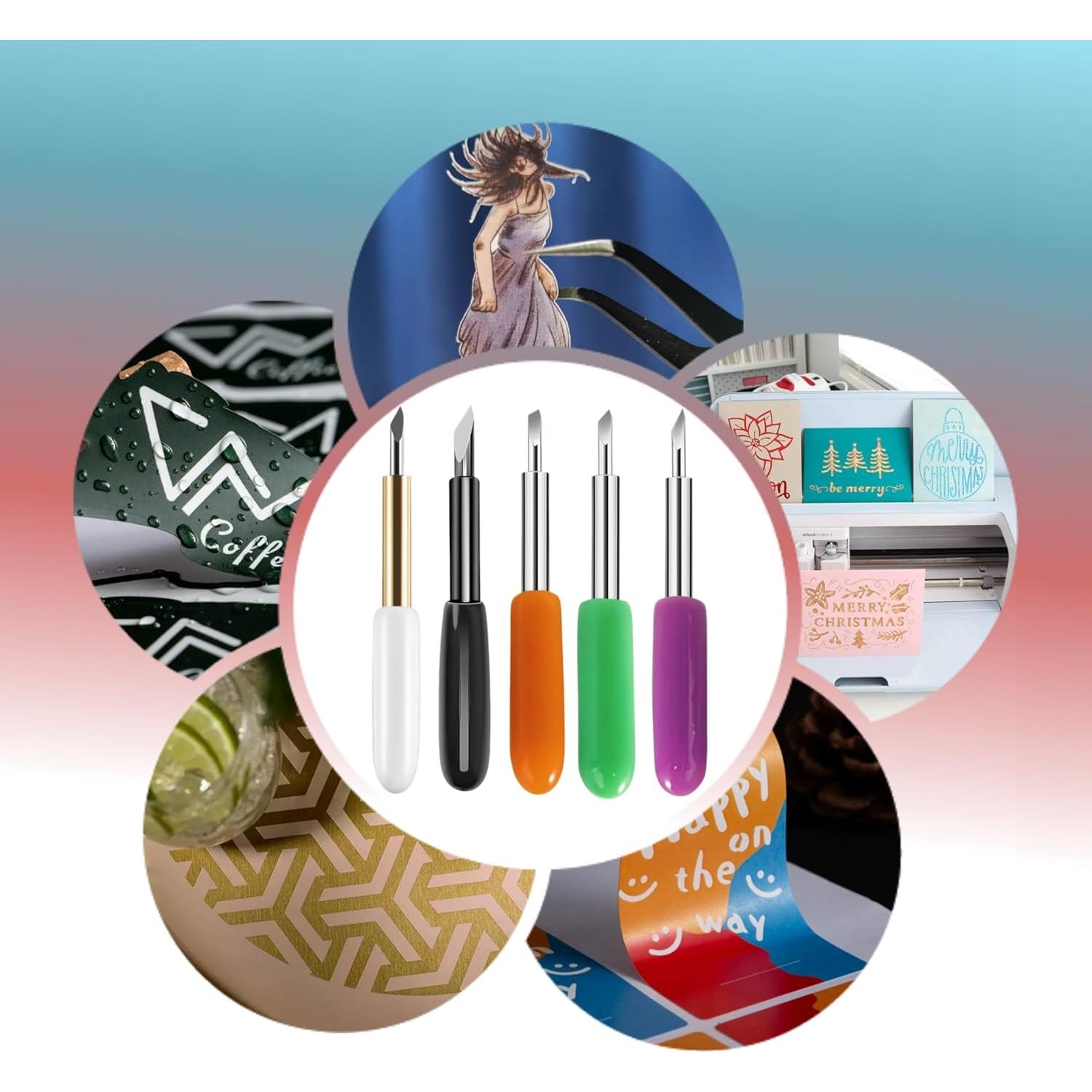 HOOFULL Kit de Cuchillas 55 Piezas para Cricut Explore/Maker