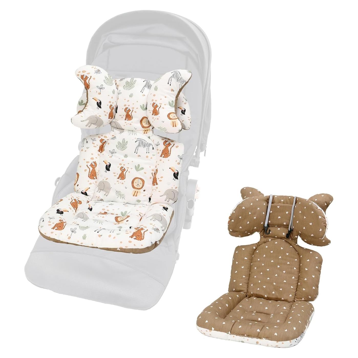 Forro de Asiento Universal para Cochecito de Bebé LAT10106103 - Algodón Suave y Transpirable