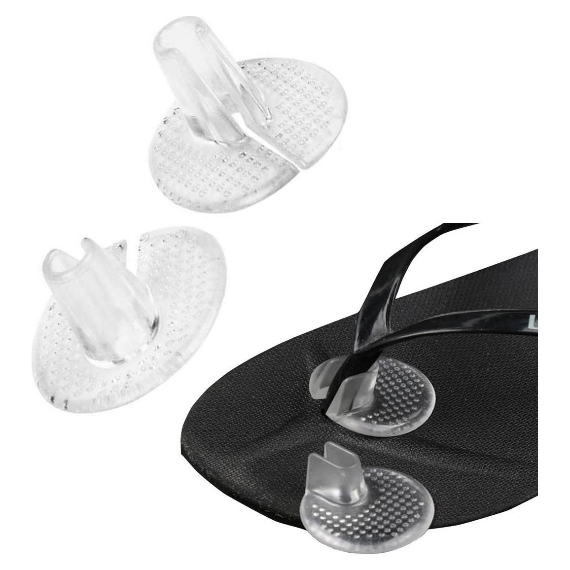 5 Pares Almohadillas de Gel Silicona Transparente para Dedos