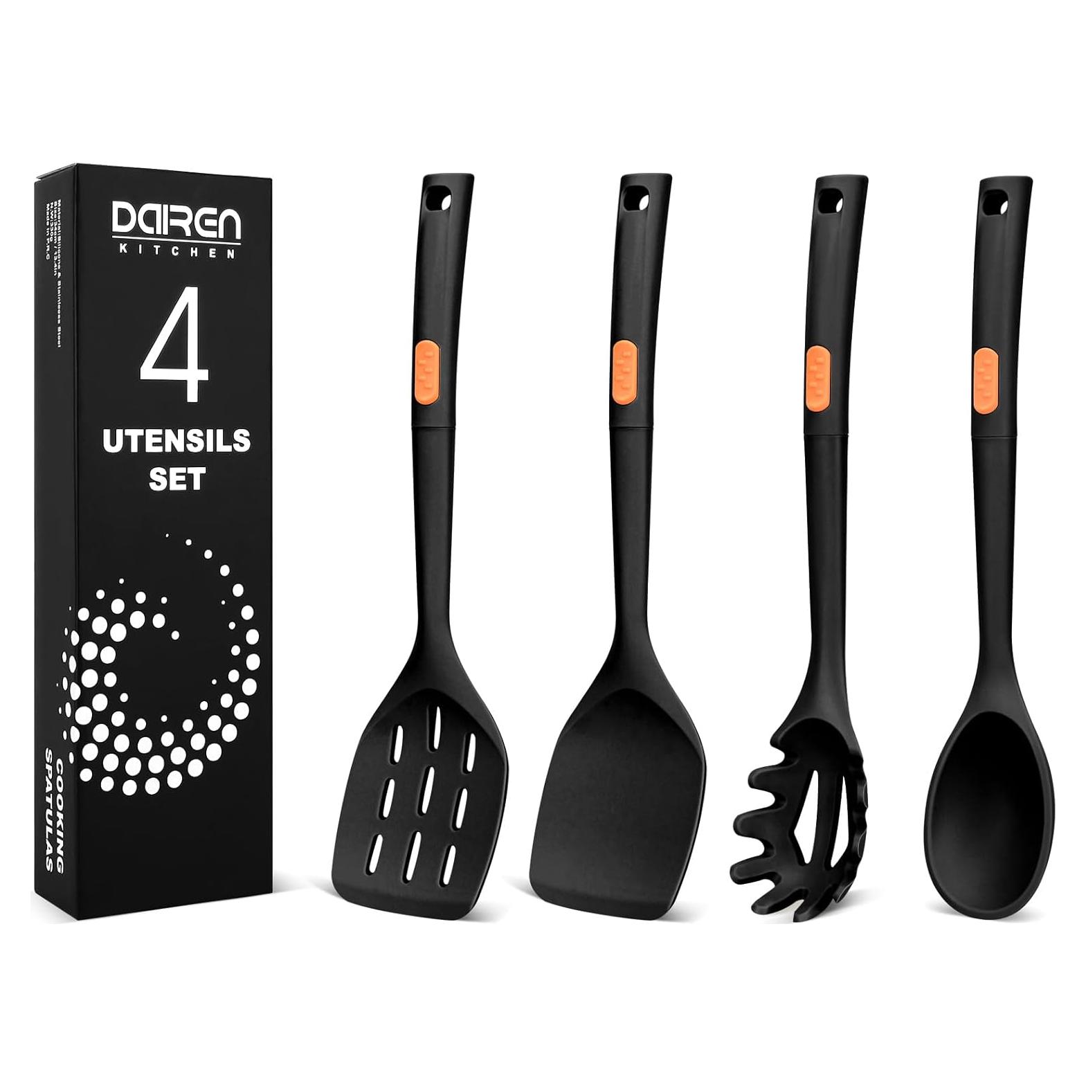 Juego de Utensilios de Cocina de Silicona DaiRen - 4 Piezas